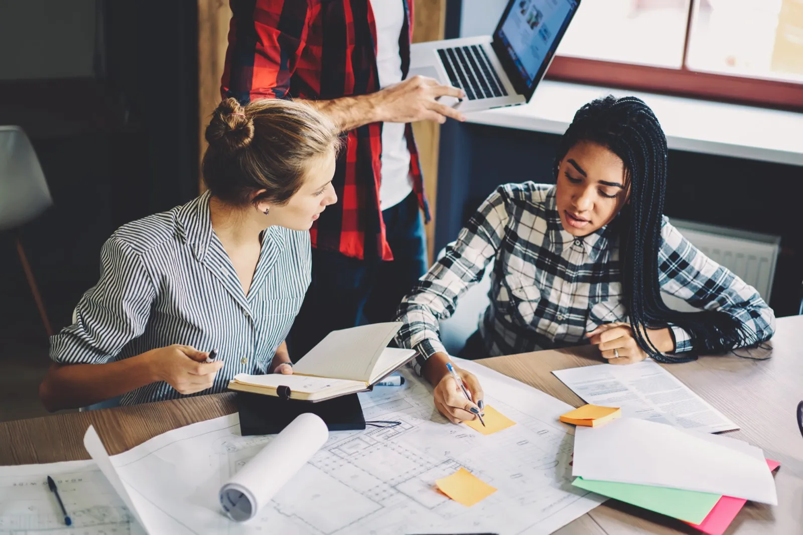 Co-creating work around a shared plan